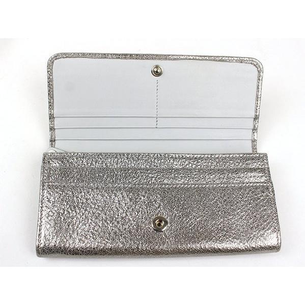 JIMMY CHOO（ジミーチュウ） 二つ折り長財布 スタースタッズ シルバー