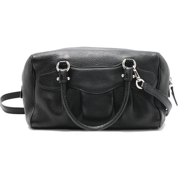 GANCINI フェラガモ ガンチーニ 2WAY ミニボストンバッグ ブラック