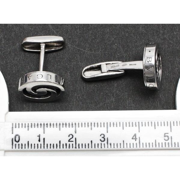 BVLGARI（ブルガリ） オプティカル カフス SV925 シルバー オニキス 約