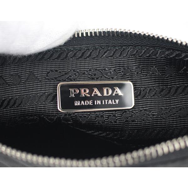 PRADA（プラダ） 【美品】PRADA スカル ナイロンポーチ 黒 2M1214
