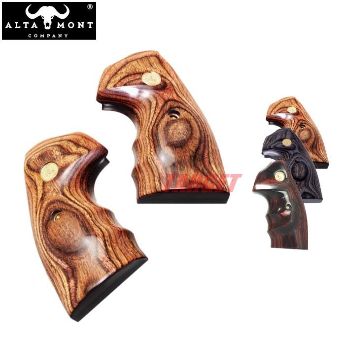 アルタモント タナカ製 COLT パイソン 木製グリップ スムース オーバー