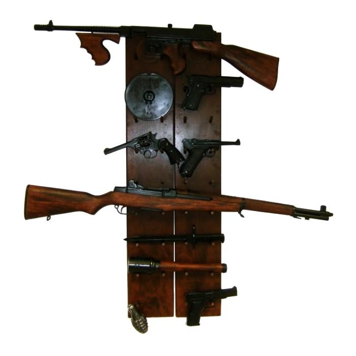 ☆DENIX 木製ウォールスタンド ライフル/ピストル/ソード用 9993