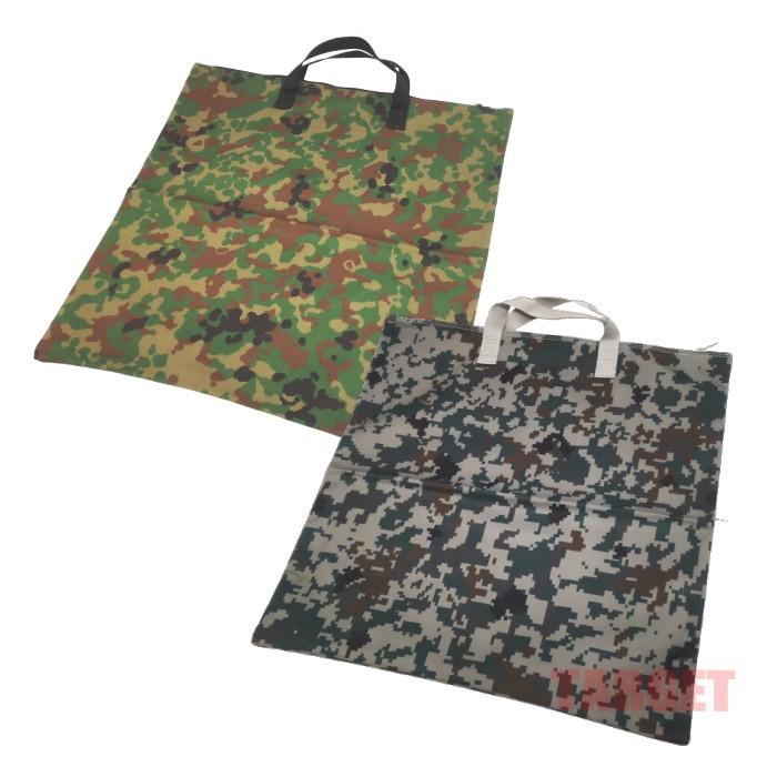 自衛隊 迷彩柄 ファスナー付 トートバッグ 陸自迷彩/デジタル迷彩