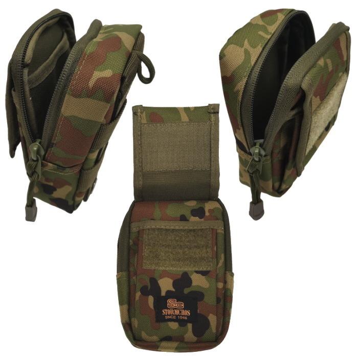 ☆PX品 陸上自衛隊 迷彩 EDCポーチ MOLE対応 (小物入れ ウエストポーチ