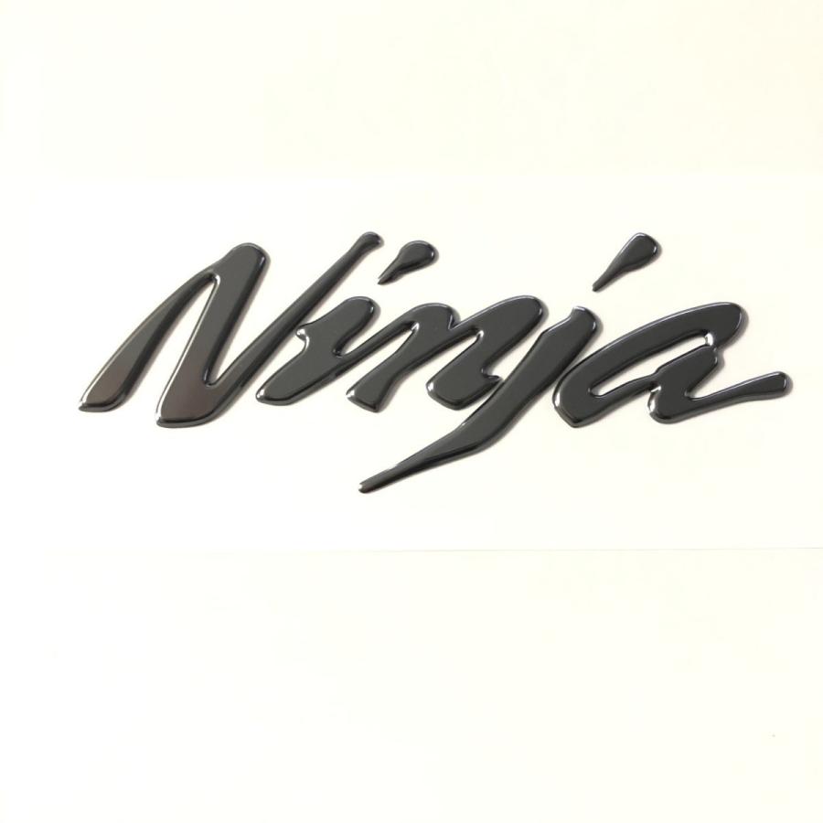 カワサキ（Kawasaki） 〇 Ninja エンブレム 立体 大 2枚セット