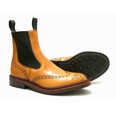 Tricker's（トリッカーズ） サイドゴアブーツ ウィングチップ