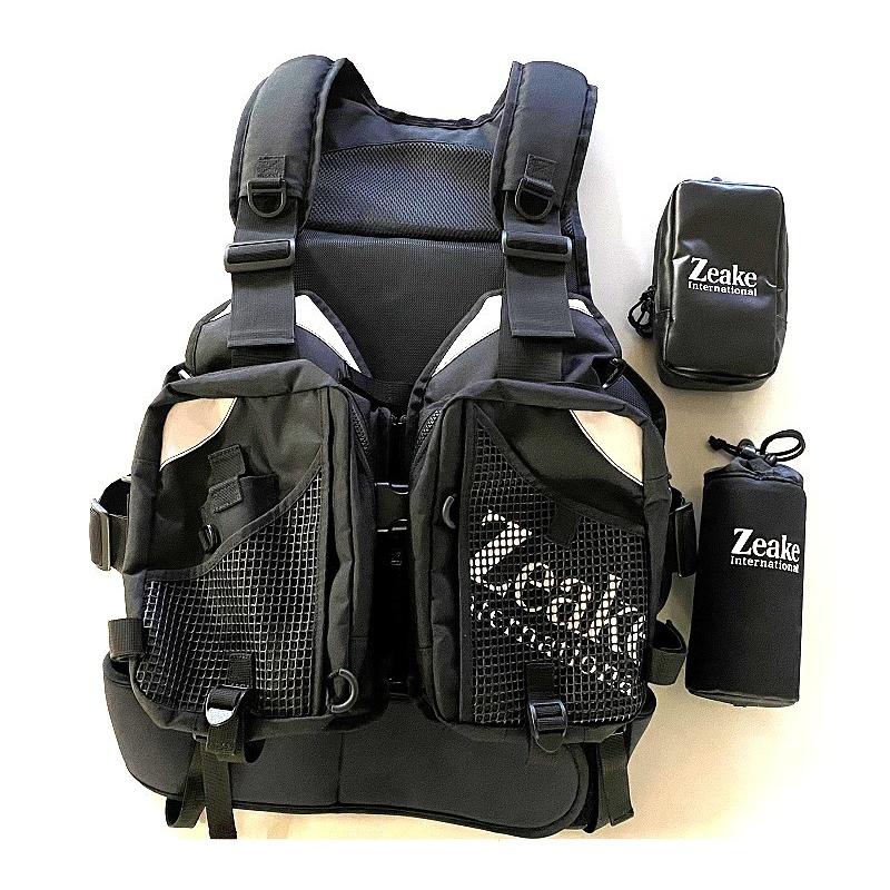 Zeake ジーク フローティングゲームベスト ブラック : TIPSヤフー