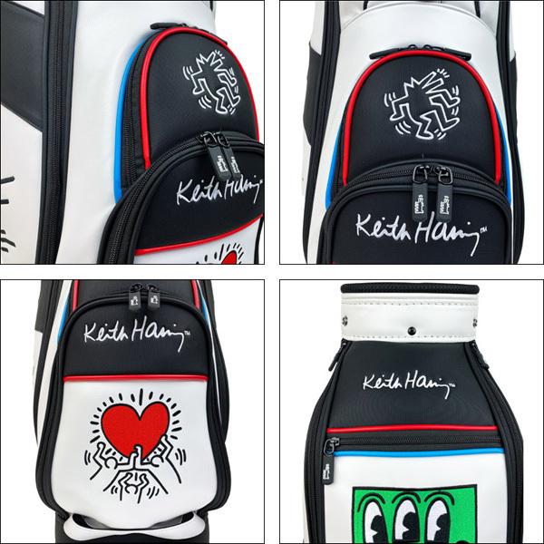 Keith Haring（キース ヘリング） KHCB-09 WH カート キャディバッグ