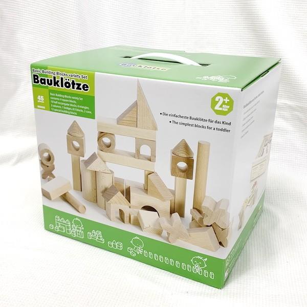 セレクタ／シュミット BLOCKS・バラエティ- 積み木 白木 45ピース 4