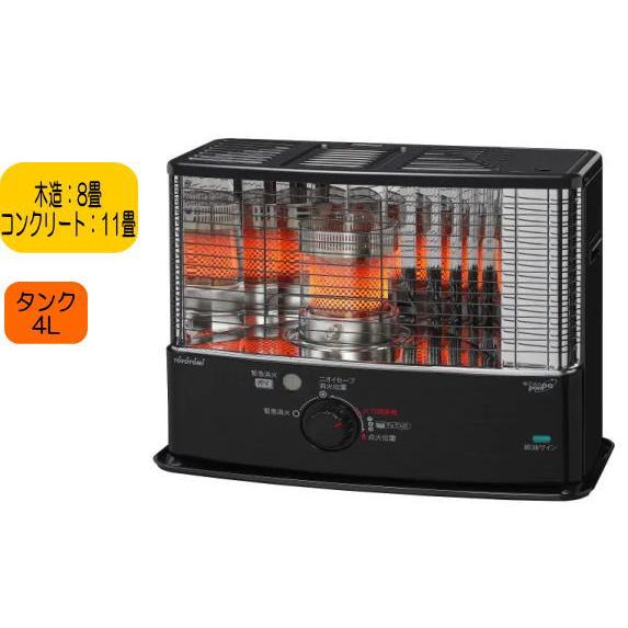 トヨトミ：石油ストーブ(ブラック)/RS-W30N-B : メロウハウス - 通販