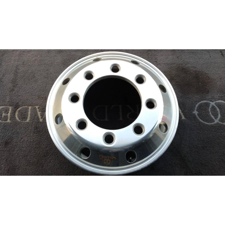 トラック アルコア アルミホイール 19.5×6.75 1本 JIS規格 8穴 中古