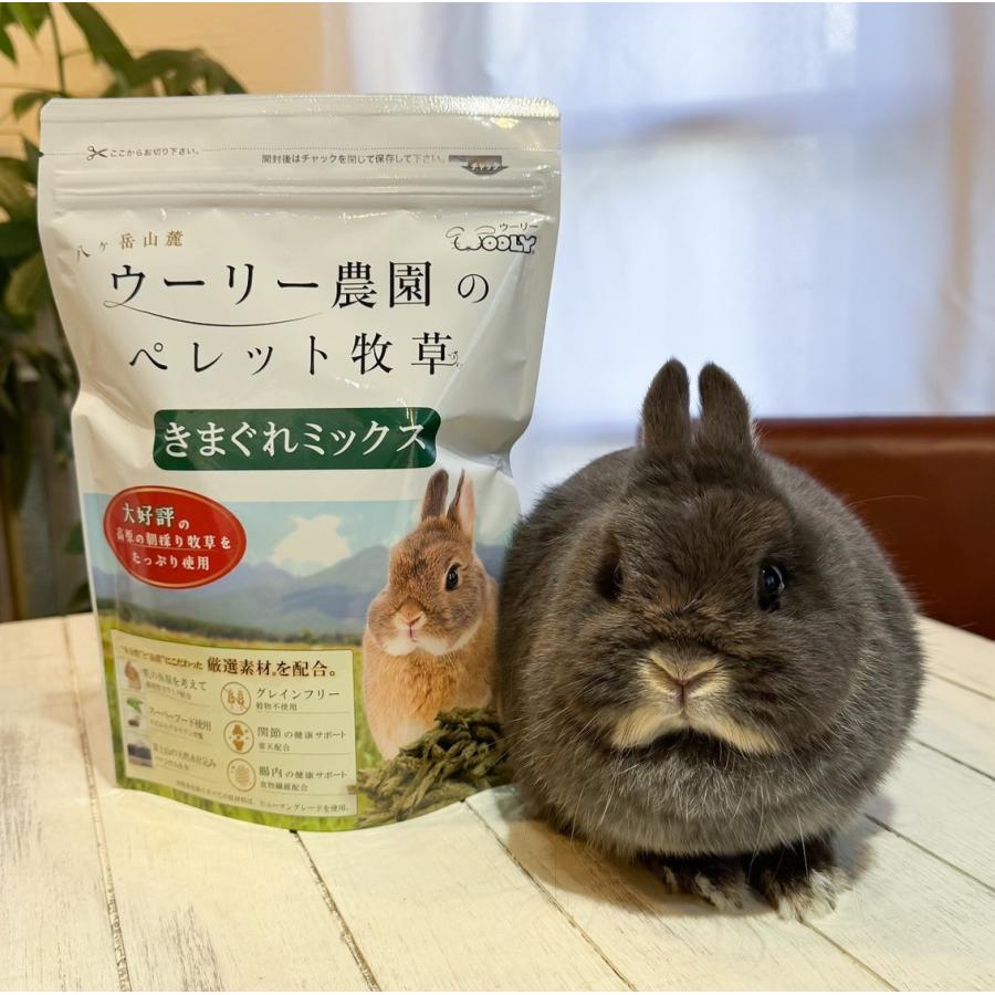 ウーリー ウーリー農園のペレット牧草 きまぐれミックス 牧草 うさぎ