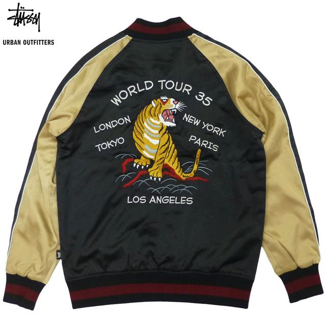 STUSSY（ステューシー） UO×Stussy Satin Souvenir Jacket アーバン
