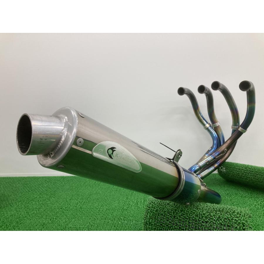 Kファクトリー製ZZ-R1100 マフラー 社外 中古 バイク 部品 ZXT10C D