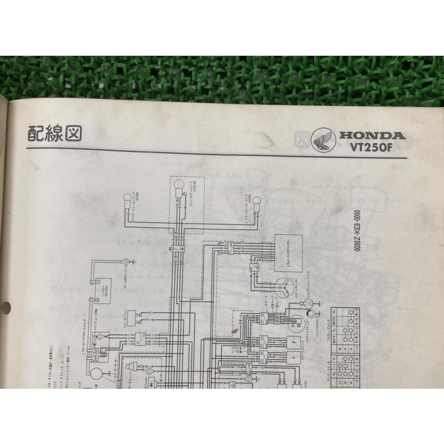 ホンダ（HONDA） VT250F サービスマニュアル 正規 中古 バイク 整備書