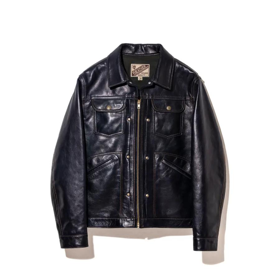 Y'2 LEATHER(ワイツーレザー) INDIGO HORSE Model 60'S DENIM ZIP