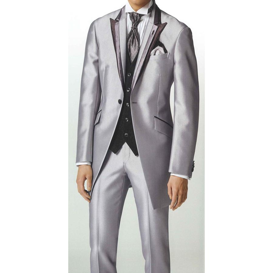 レンタル タキシード10点セット 送料無料 TX-M-20315_10 シルバー 結婚