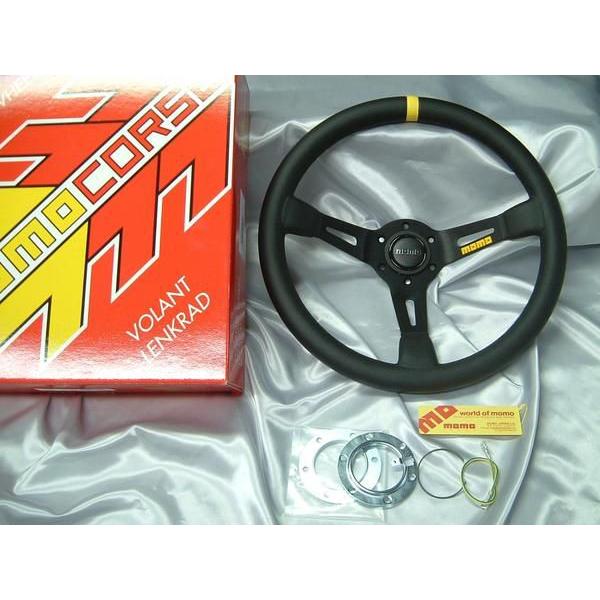 MOMO ステアリング MOD.08（モデル08） 35φ ブラックレザー仕様