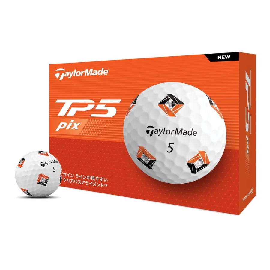 TaylorMade（テーラーメイド） 24 TP5 PIX ホワイト DZ 【1ダース(※12