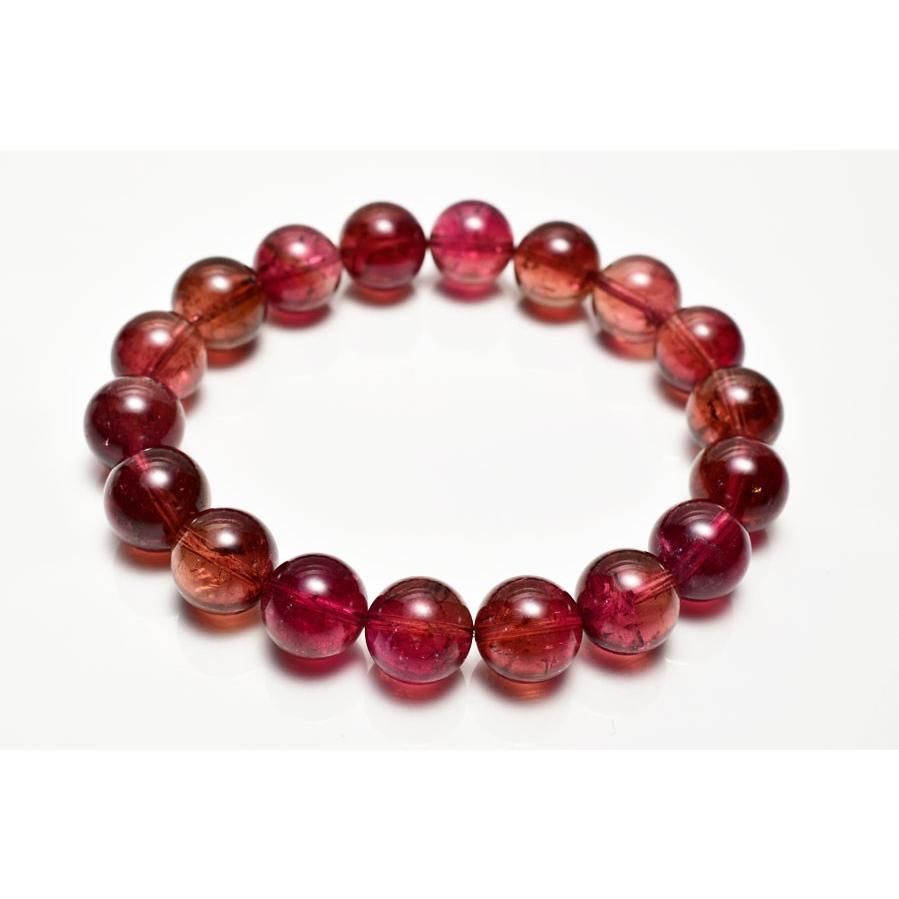 ルベライト トルマリン 最高級 (約11mm×18珠) ブレスレット レッド