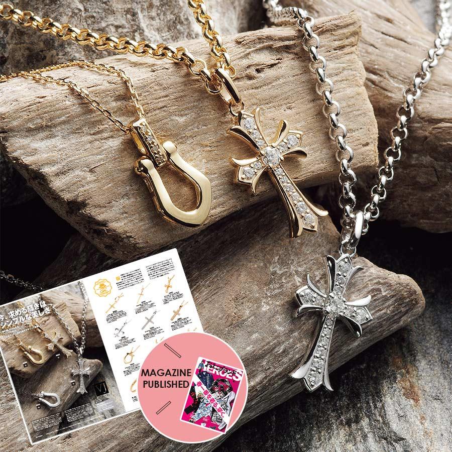 VJ【ブイジェイ】 18金 メンズ ネックレス K18 イエローゴールド