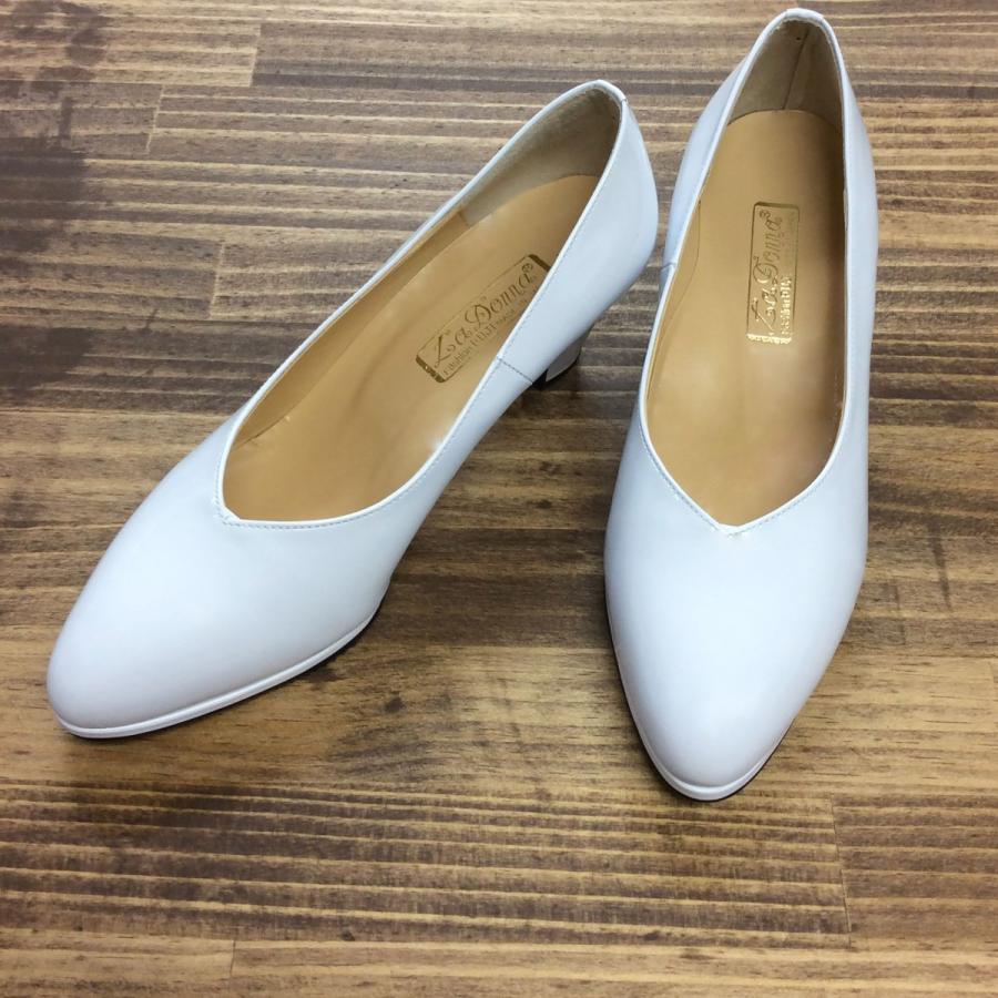 パンプス シューズ ウエディング ブライダル 白 5cm ウエディング