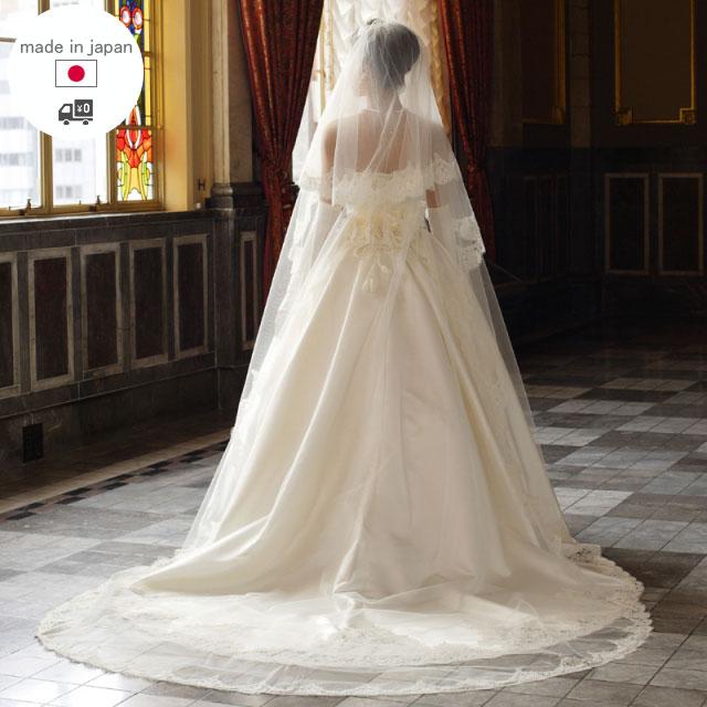 ウエディング ベール ロング ウエディングベール ロングベール 3m