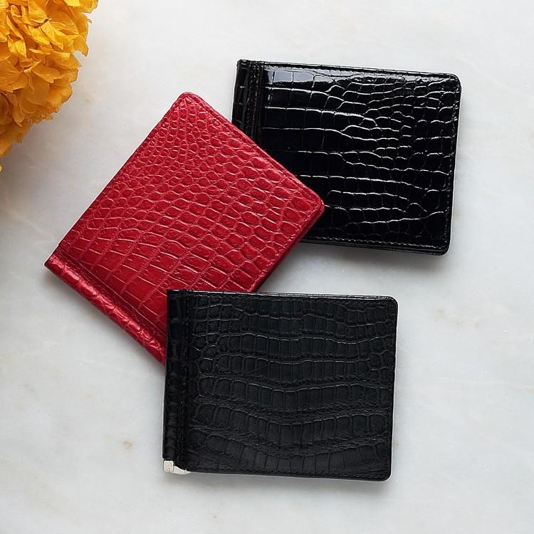 オリジナル 財布 マネークリップ 札ばさみ エナメル シャイニング