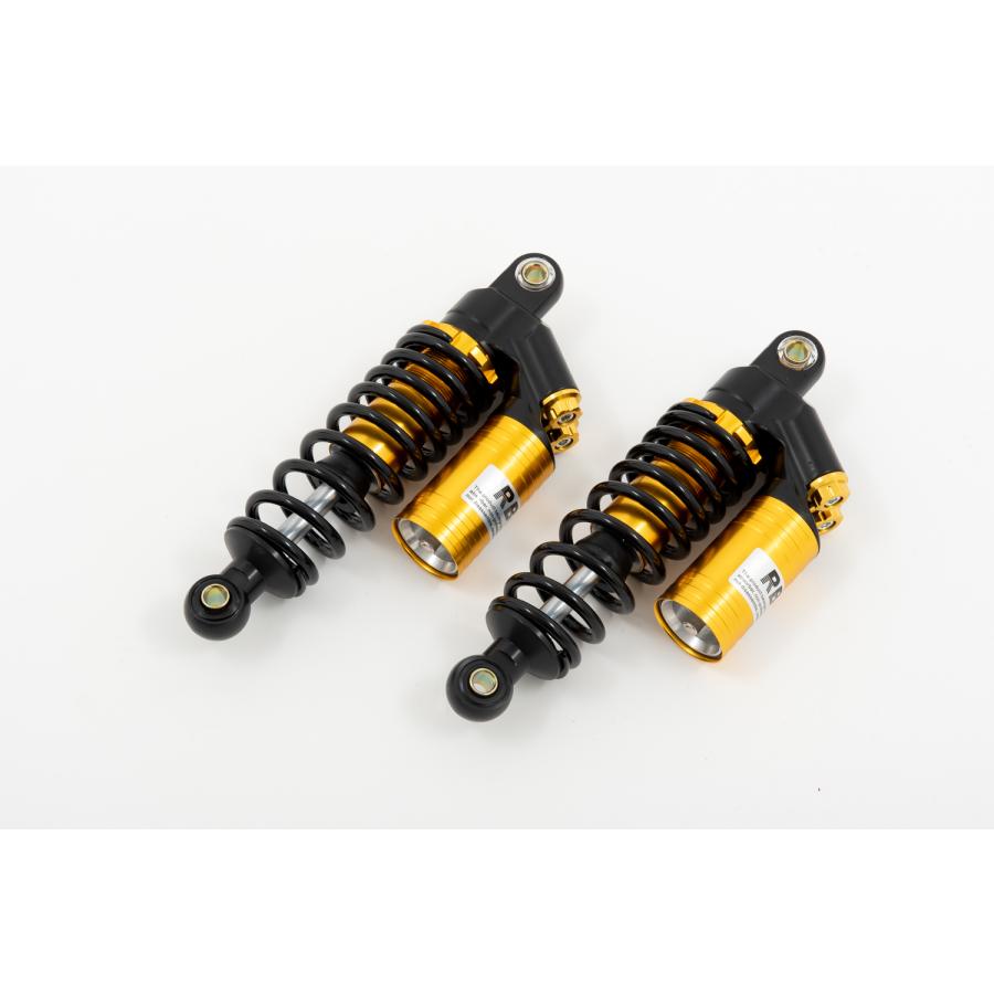 汎用品 250mm タンク付き リアサスペンション 黒金 ショート リア