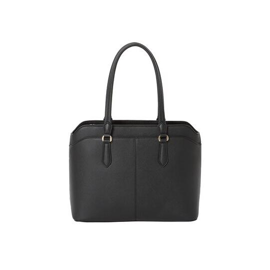 AOYAMA 洋服の青山 《最短当日発送》ブラック系 サフィアーノ調トート