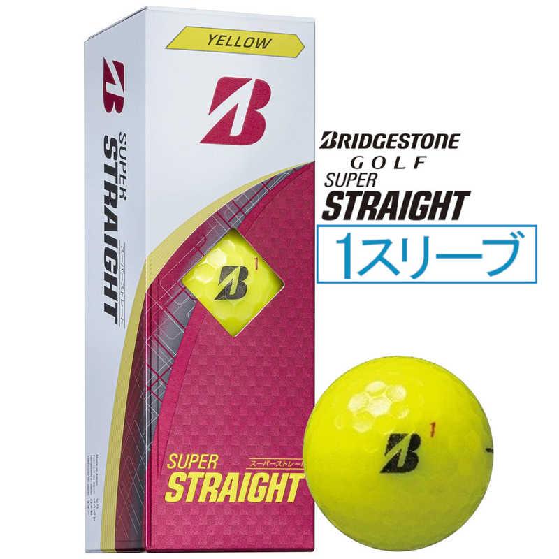 ブリヂストン ゴルフボール SUPER STRAIGHT スーパー ストレート ［3球