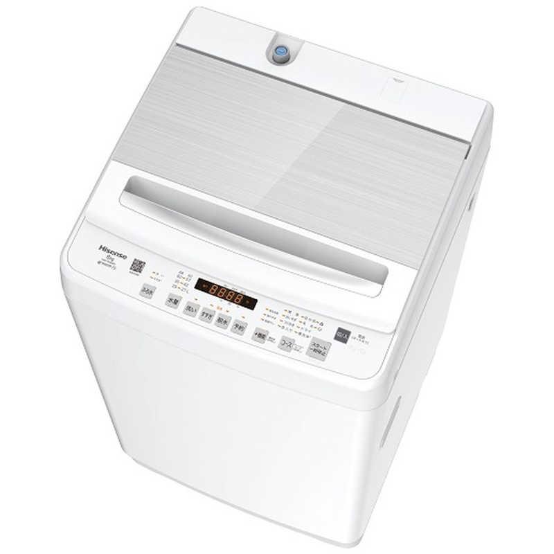 ハイセンス（HISENSE） 全自動洗濯機 洗濯8.0kg ホワイト HW-DG80J