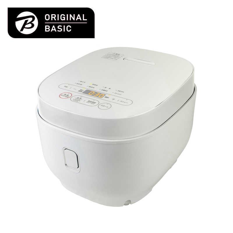 ORIGINALBASIC 温度調節機能付き 炊飯器 5.5合［マイコン式 /低温調理