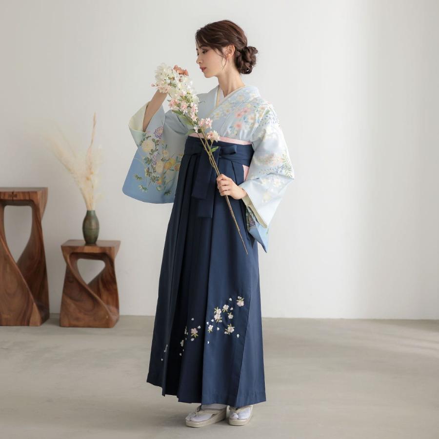 卒業式 袴レンタル 先生 教員 訪問着袴 フルセット 上品 ジャパン