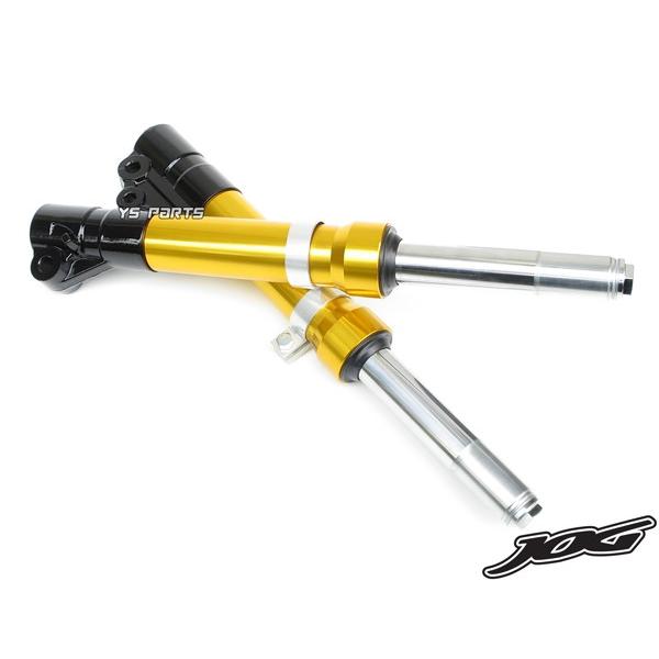 高品質 スポーツタイプフロントフォーク黒 金 スーパージョグZR 3YK4