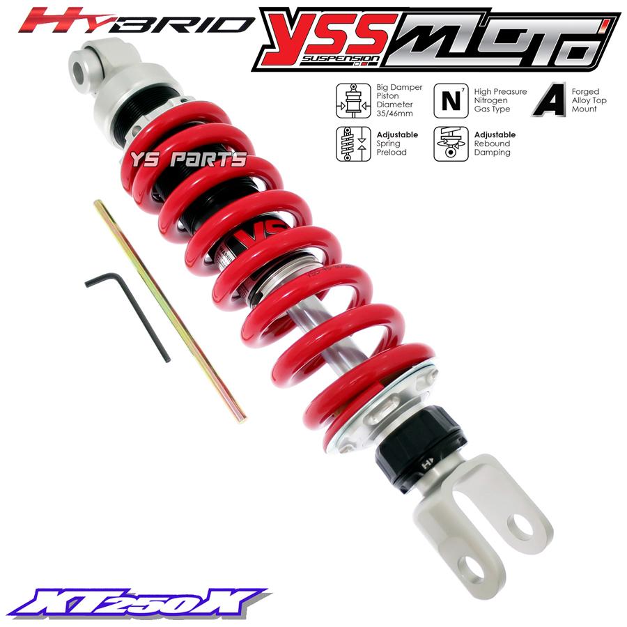 ツインチューブ採用 ハイブリッドリアサス リアショック320mm Spec-3