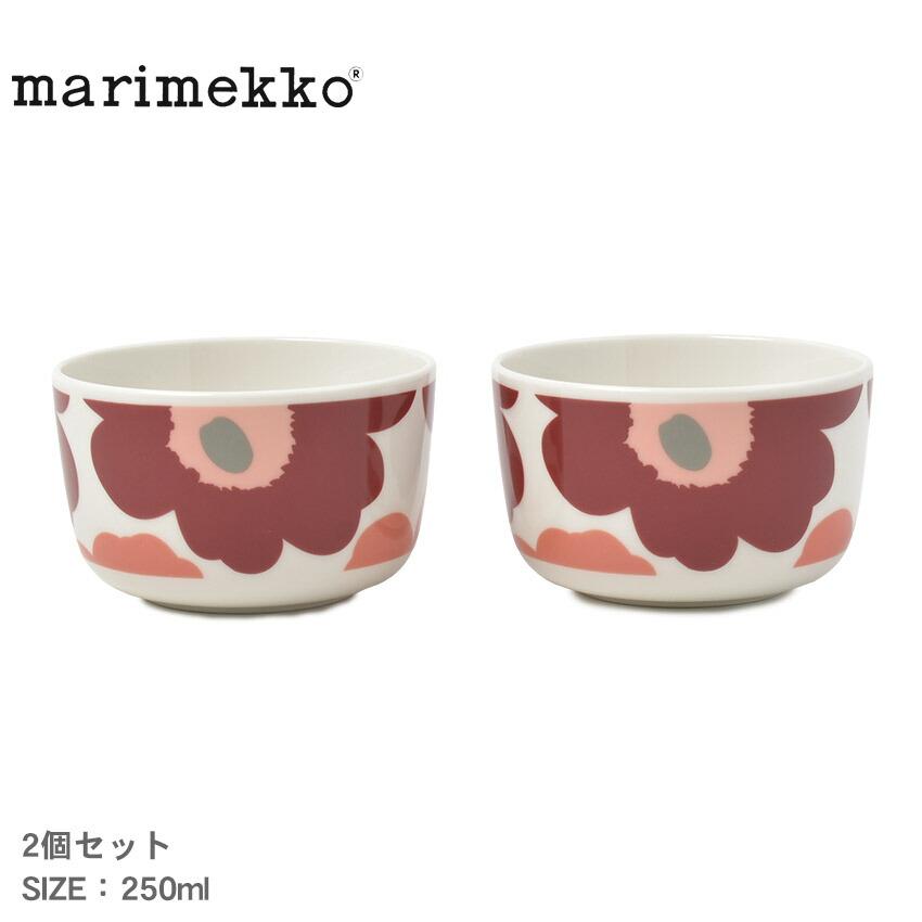 marimekko（マリメッコ） 食器 Unikko ボウルセット 250ml MARIMEKKO
