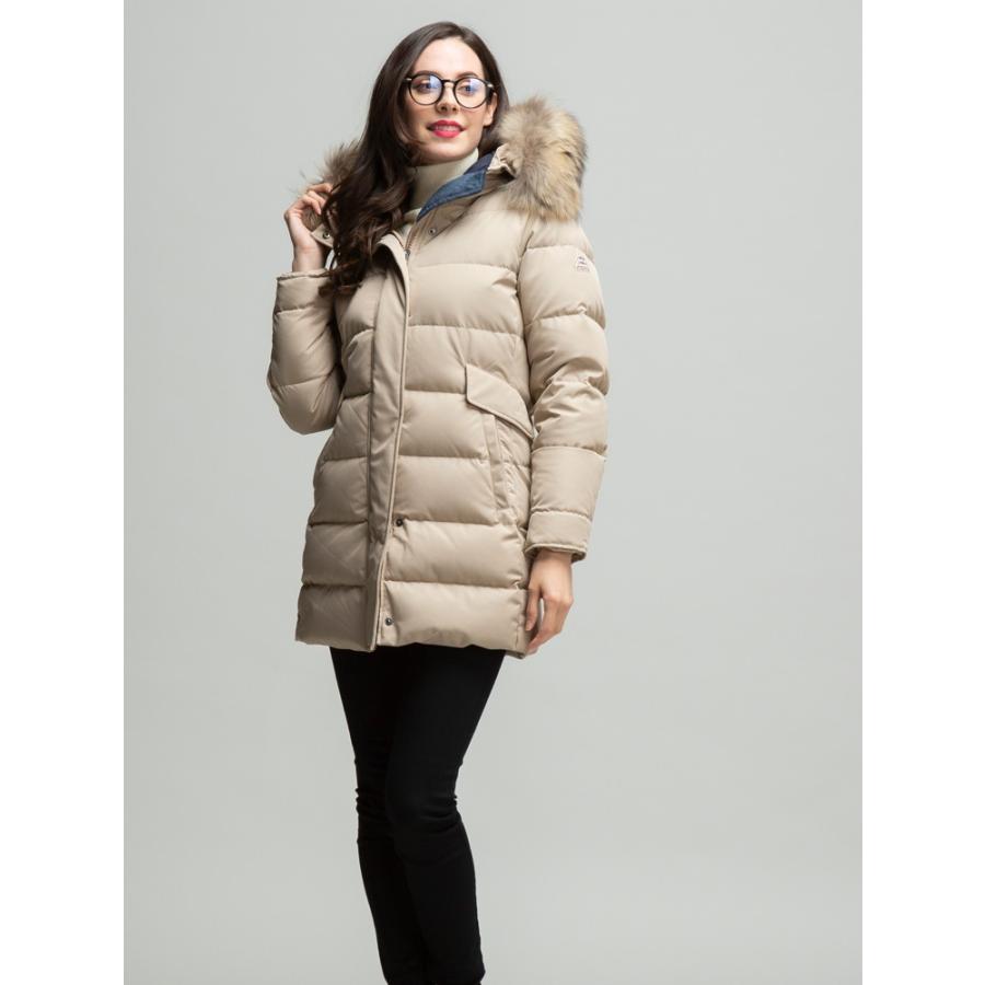 Pyrenex（ピレネックス） リアルファー フード ボタンジップ ダウン