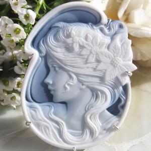 CAMEO（カメオ） Giuseppe Tesoriere作 サードニクスシェル SILVER