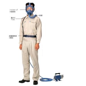 興研 17号HVF-ZW プレッシャデマンド形エアラインマスク サカヰ式