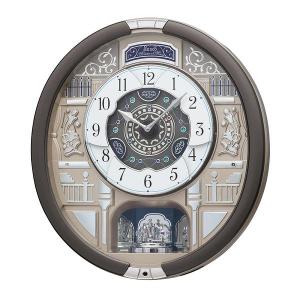 からくり時計 壁掛け時計 メロディー時計 ディズニータイム FW567W