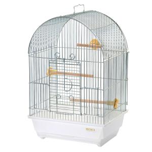 HOEI 35手のりホライズン 色：ホワイト ワイヤー：銀 （オカメインコ