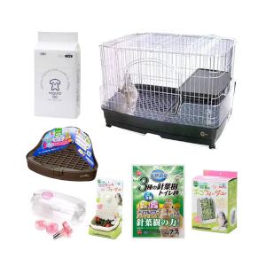マルカン うさぎケージ うさぎのカンタンおそうじケージ ワイドB