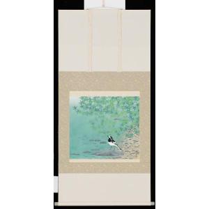 掛け軸 勤農耕作図 藤吉正勝 美術年鑑掲載作家 号 五万五千円 尺八