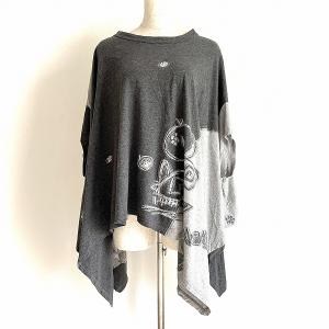 ジウ 慈雨 センソユニコ 変形 ウール ワンピース チュニック 40