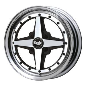 WORK WORK EQUIP 03 ブラックカットクリア 15インチ 4H100 6.5J+39 1本