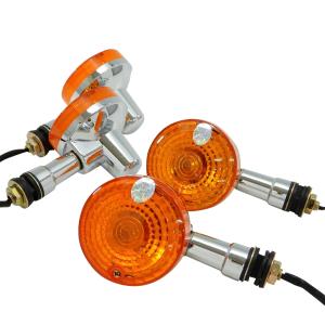 互換品 GSウインカー オレンジ 4個 Zウインカー 旧車 バイク カスタム