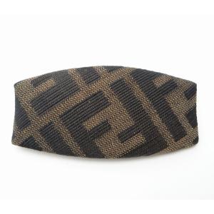 FENDI（フェンディ） ロゴ バレッタ ヘアアクセサリー ブラック