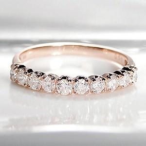 K10 PG WG YG ゴールド ダイヤモンド ダイヤ 指輪 リング エタニティ