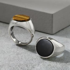 Binich（ビニッチ） シルバー925 印台リング 角型 シグネットリング